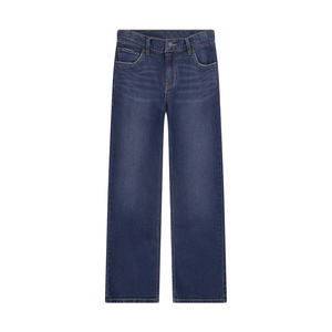 Jeans en denim décontractés pour femmes, coupe droite, alliant durabilité, écologie et respirabilité pour un style urbain. - Product Image 1