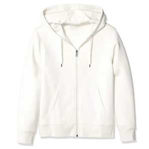 Vente en gros de coton mélangé de base Nouveau 100% coton sweats à capuche zippés surdimensionnés sweat à capuche blanc avec fermeture éclair unisexe sweat à capuche zippé personnalisé - Product Image 6