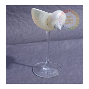 Vente en gros Turbo Burgess Shell Cup et gobelet à vin faits à la main océan inspiré verres pour l'exportation et la vente au détail - Product Image 5