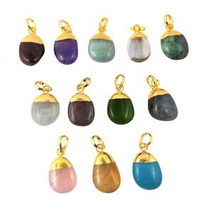 จี้คริสตัลควอตซ์อัญมณีชุบด้วยไฟฟ้าสำหรับครอบศีรษะจี้คริสตัล - Product Image 3