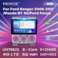 Pemutar radio mobil 8 + 128GB Android 12 IPS DSP untuk mobil Ford Ranger 2006-2011 kamera 360 stereo dengan BT FM AM kipas pendingin GPS