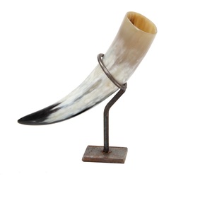 Cuerno de búhos con soporte de metal antiguo, nuevo diseño, accesorios de bar de la mejor calidad, para cerveza y vino - Product Image 6