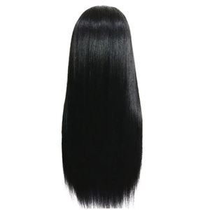 Pelucas de Cabello Humano Brasileño Virgen Remy de Alta Calidad para Mujer, Color Negro, con Frente de Encaje, Lisas, Transparentes, sin Pegamento, Orientadas a la Exportación - Product Image 5