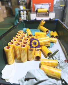 Cinta de embalaje BOPP de alta calidad Certificación ROHS/MSDS Tamaño personalizable disponible Varios colores Precios razonables Adhesión - Product Image 4