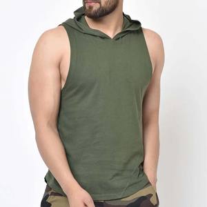 Custom Logo Hooded Workout Sleeveless Sports <b>Muscle</b> Tank Top Fitness Casual Gym Wear with Print Decoration Training <b>T</b>-<b>Shirts</b> - Product Image 5