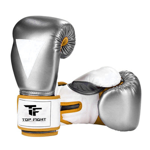 Gants de boxe en cuir véritable, design classique professionnel, prix de gros, gants de haute qualité, logo personnalisé. - Product Image 1
