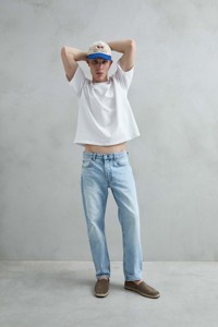 Nuova Collezione 2026: T-Shirt Basic da Uomo Bianca a Maniche Corte con Collo Rotondo, Vendita all'Ingrosso UE - Product Image 6