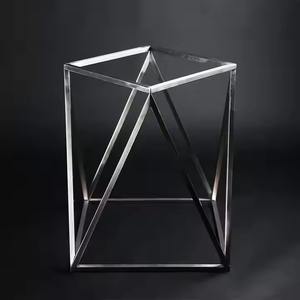 Mesa de centro de metal ligera redonda moderna con estilo de lujo simple para uso doméstico tarifas bajas de Vietnam para la decoración del hogar de la sala de estar - Product Image 3