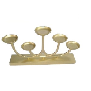 Elegant Metal Candle Stand Premium Home Styling and Romantic Wedding Table Centerpiece for Christmas and <b>Other</b> Special Events - Product Image 1