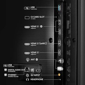 75-Inch Mini LED Smart TV 4K Dynamic Range with High Refresh Rate for Gaming Wireless Connectivity Gray Display - Product Image 2