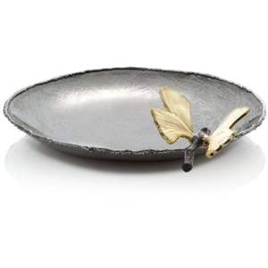 Bandeja de chocolate de metal de diseño con bordes ornamentales y acabado clásico para decoración tradicional y arreglo de dulces - Product Image 4