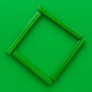 กรอบสแตนเลสสตีลทรงสี่เหลี่ยมโมเสคสำหรับตกแต่งบ้านปรับแต่งโลโก้ได้ - Product Image 1