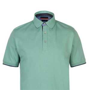 Nuevos polos personalizados transpirables anti-pilling de color sólido para hombre, polos informales lisos de alta calidad al por mayor para hombre - Product Image 5