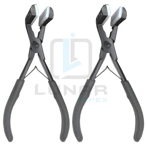 New Stainless Steel Black Matte Powder Coating Hair Extensions Pro in <b>Tape</b> Press Pliers Available With Leather Kit Customization - Product Image 6