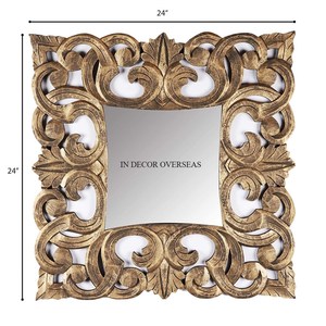 Look attrayant Unique Fantaisie Designer Maison Et Hôtel Salon Et Hall Décoration Miroir Mural À Prix Impressionnant De L'Inde - Product Image 3