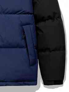 Chaqueta Acolchada de Lona para Hombre - Diseño Personalizado con Capucha, Talla Grande, Moda de Invierno, Servicio OEM, Venta al Por Mayor - Product Image 6