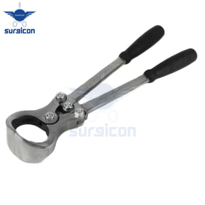 Alicates de castración con mango negro sin sangre de acero inoxidable al por mayor, abrazadera manual para equipo de castración de cabra y oveja - Product Image 3