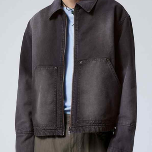 <b>Top</b> Quality Men's Casual Washed Cotton Jacket Canvas Windbreaker Man Jacket Winter Jacket - Product Image 3