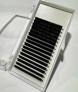 ขนตาปลอมโค้ง0.05มม. 9มม. C ขนตาปลอมจากธรรมชาติแบบยาวใส่สบายน้ำหนักเบา - Product Image 1