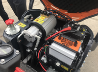 Mini pelle électrique CE de 1 tonne 1000kg avec perceuse à tarière à attelage rapide