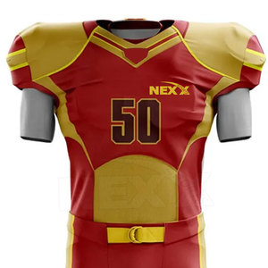 Uniforme de Fútbol Americano de Primera Calidad, Transpirable, Tallas Grandes, Colores y Logotipo Personalizables, 100% Poliéster, Superventas - Product Image 3