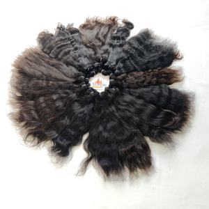 Paquete de extensiones de cabello humano estilo ondulado indio crudo tejido vietnamita de doble trama de Color Natural sin procesar 100% - Product Image 5