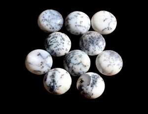 20 Pieces Natural Dendritic Agate Cabochon Gemstone Lot 6mm-20mm Jewelry Making - Product Image 4