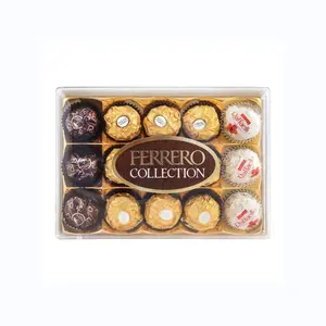 Ferrero Collection Chocolate T24 Direct Exporter Ferero Rocher Chocolate Snack Made from Hazelnut Chocolate