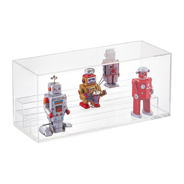 Medium Modular Clear Acrylic Premium Display Case Display Box For Toys