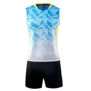 ชุดกีฬาวอลเลย์บอลแบบมืออาชีพเครื่องแบบระบายอากาศพิมพ์ลาย - Product Image 4