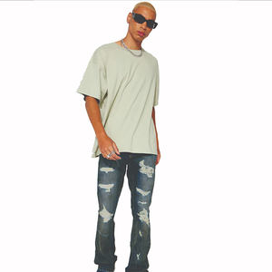 T-shirts à épaules tombantes pour hommes grande taille, vente chaude, 100% coton, séchage rapide, t-shirt pour homme, logo personnalisé, impression numérique, t-shirts pour homme - Product Image 3