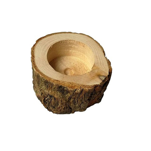 Bougeoir en bois avec plateau 3 pièces meilleur design avec couleur bois naturel et meilleur décor de mariage et décor à la maison - Product Image 1