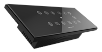 Interruptor de Pared Inteligente WiFi TUYA, Control Remoto Inalámbrico, 08 Luces Encendido/Apagado, Panel de Vidrio Templado NFC, Compatible con Google Assistant y Alexa
