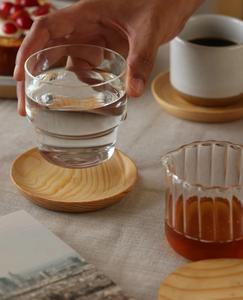 100% ที่รองแก้วไม้วอลนัทธรรมชาติสำหรับบ้านร้านอาหารโรงแรมงานแต่งงานสำนักงาน - Product Image 3