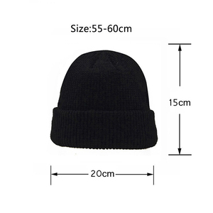 Gorro de punto de lana de invierno Unisex de alta calidad suave 100% lana logotipo personalizado impresión Digital diseño Jacquard - Product Image 2