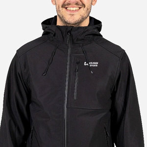 Chaquetas Cortavientos Estilosas para Hombre con Capucha y Cierre de Cremallera, Impermeables y Transpirables, de Color Sólido, para Invierno - Product Image 4