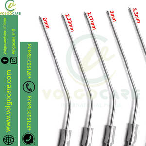 Nouvelle arrivée en acier inoxydable Frazier canule d'aspiration mastoïdien Tube d'aspiration coudé 7 pouces 18cm pointe d'aspiration pour ENT Neuro général - Product Image 2