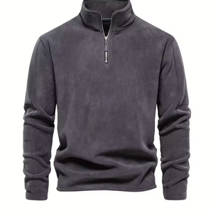 Sudadera con capucha personalizada de lana de alta calidad con logotipo personalizado de servicio OEM, diseño propio y logotipo básico de lana, mezcla de algodón - Product Image 1