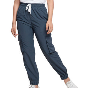 Pantalon d'hiver décontracté en coton/polyester droit à taille haute pour femmes-Vêtements d'extérieur à quantité minimale de commande basse - Product Image 1