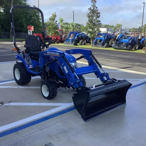 Tracteur agricole 25HP 4WD Tracteur New -Hollands Workmaster 25S avec transmission hydrostatique à chargeur frontal - Product Image 3