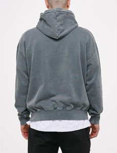 Custom logo Heavy Cotton Oversized Hoodie Heavyweight Blank Pullover Hoodie Without <b>String</b> Vintage <b>Hoodies</b> <b>for</b> Men's - Product Image 4