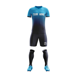 Maillots et ensembles d'uniformes de football pour adultes de l'équipe de conception-Logo personnalisé Fournisseur en gros de polyester 100% de haute qualité - Product Image 3