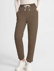 Pantalon de survêtement en molleton d'hiver personnalisé de haute qualité pour femmes pantalon chaud et confortable pour temps froid - Product Image 3