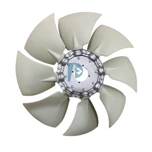 Pale de ventilateur de refroidissement moteur EC210 D6E Voe14603988 pour radiateur de pelle hydraulique VOLVO, pièces de machines de construction - Product Image 1