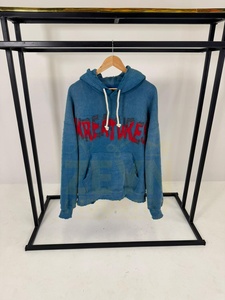 เสื้อฮู้ดดี้สตรีทแวร์สไตล์วินเทจสำหรับผู้ชาย คุณภาพสูง ปักลาย 100% ผ้าฝ้ายเนื้อหนัก ซักย้อมสีแบบแอซิดวอช แบบสั่งทำพิเศษ - Product Image 6