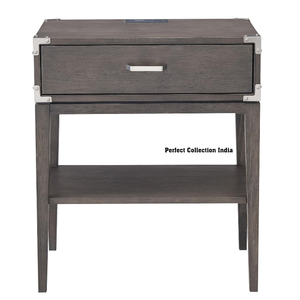 Combohome, mesita de noche de madera multifunción, mesa de cristal de ratán, estantes de almacenamiento, sofá de bambú, mesita de noche lateral, sala de estar para el hogar - Product Image 4