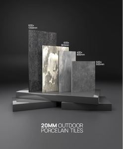 Jardín Patio Área de estacionamiento Antideslizante 20 mm de espesor Uso al aire libre Baldosas de porcelana 60x60 Por mayorista indio a buen precio - Product Image 5