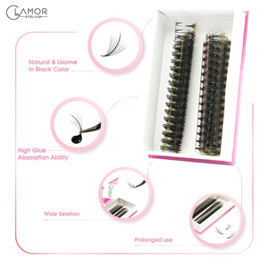 Vente en gros de faux vison, vendeur de cils de vison WISPY Promade Fans avec des ventilateurs préfabriqués de haute qualité 5D/7D/9D 0.07 C CC D cils incurvés - Product Image 5