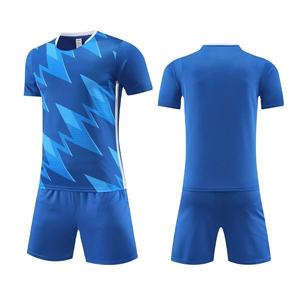 Uniforme de football personnalisé pour hommes, ensemble de maillot de football à manches courtes pour garçons, uniforme à séchage rapide - Product Image 1