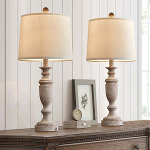 Kamryn Modern Luxury Electric <b>Table</b> Lamp Premium Quality Natural Wooden Floor Lamps Art Deco Design Patterned <b>Plants</b> for Decor - Product Image 3